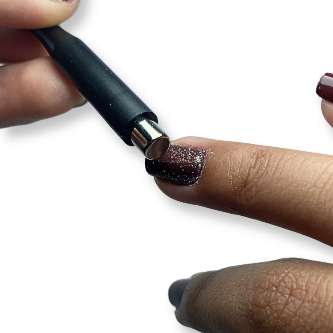 Imã Magnético Preto Para Esmaltes Olho de Gato - Imagem 2