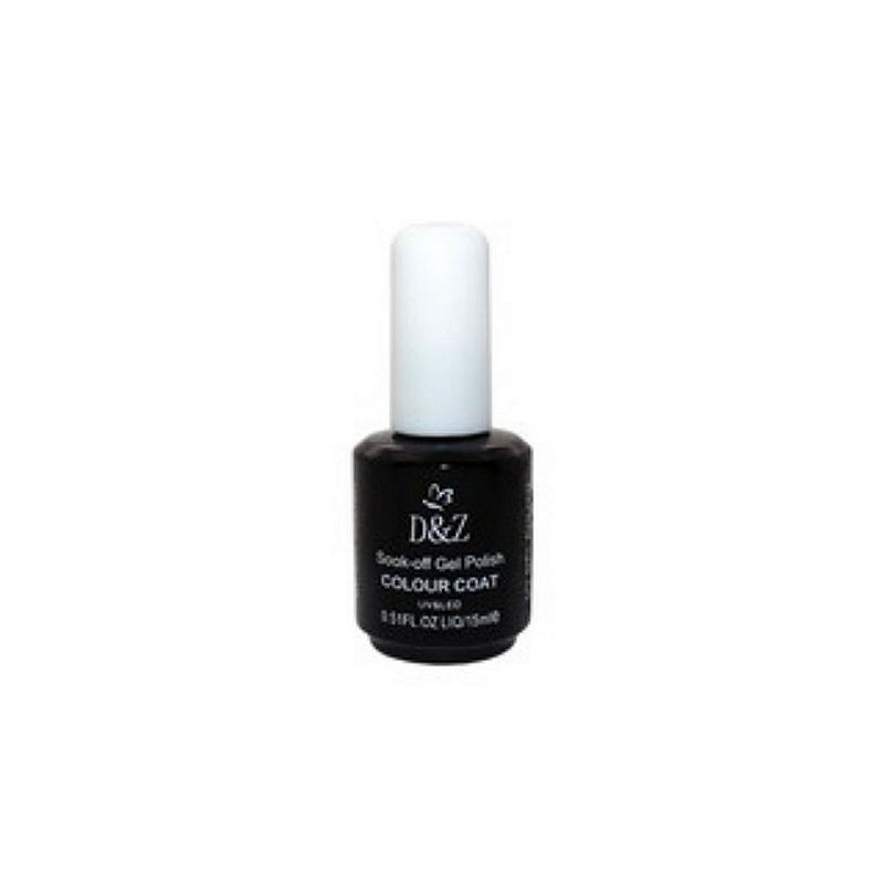 Esmalte SOAK_OFF Gel Polish UV/LED Colour Coat Preto 15ml