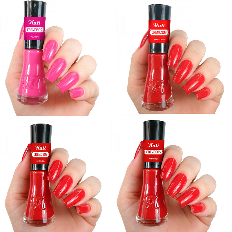 Esmalte tradicional 8ml Nati cosmeticos coleção no preçinho - Imagem 5