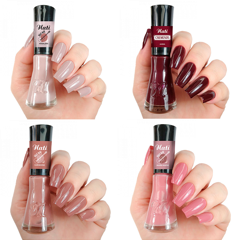 Esmalte tradicional 8ml Nati cosmeticos coleção no preçinho - Imagem 6