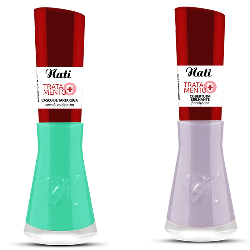 Esmalte Tradicional 8ml Nati Cosmeticos Linha Tratamento - Imagem 7