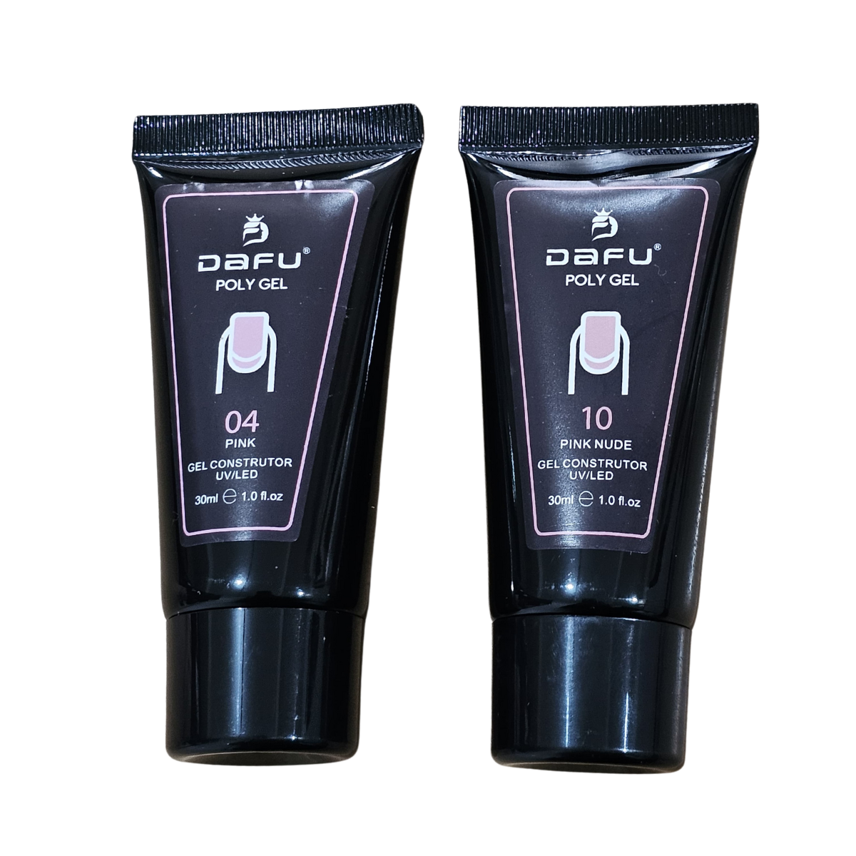 Kit Polygel Dafu Pink Nº4 e Pink Nude Nº10 - Imagem 2