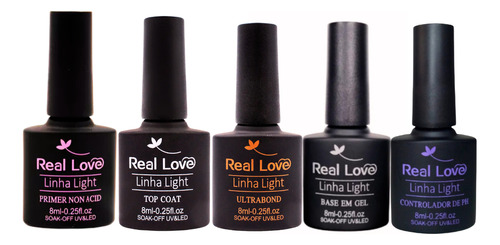 Kit Preparadores Completo Real Love - 5 Unidades