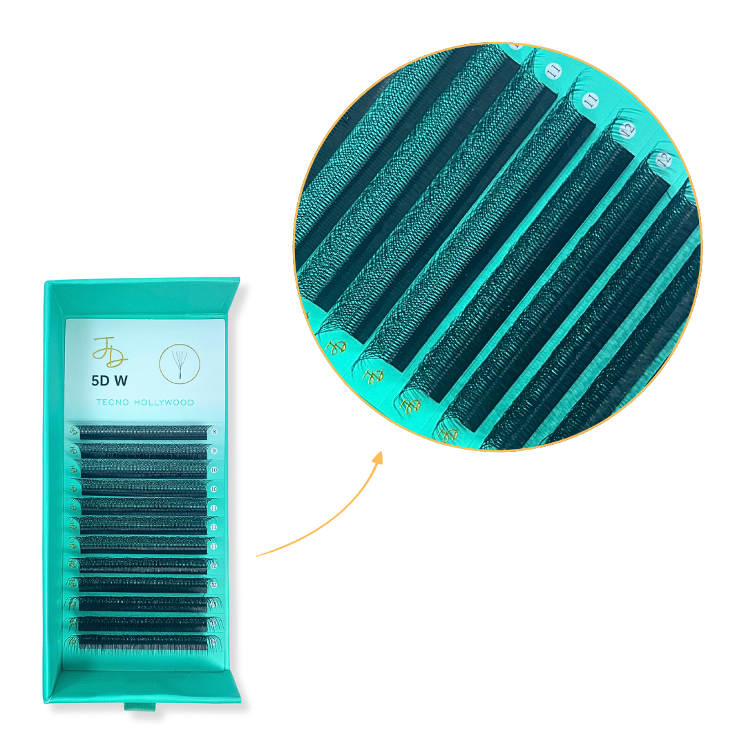 Tecno Hollywood Preto Volume Brasileiro 5DW 0.07D-MIX (8-14MM) - Imagem 2