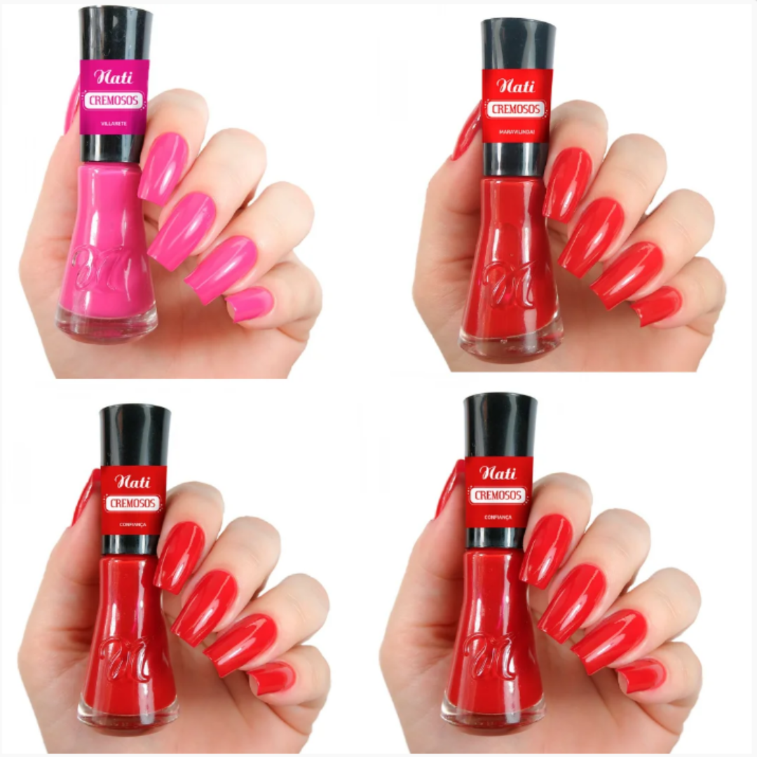 Esmalte tradicional 8ml Nati cosmeticos coleção no preçinho