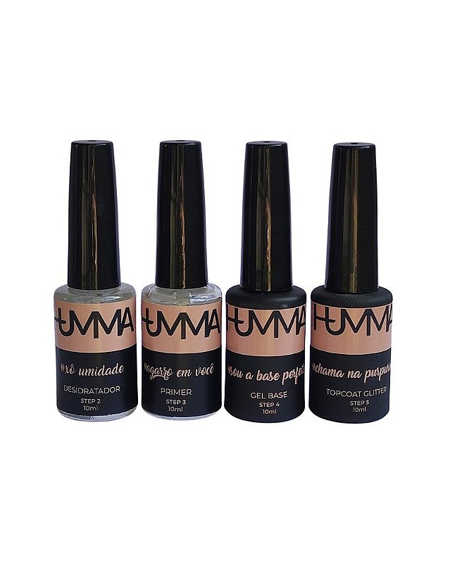 Kit Blindagem HUMMA (Primer, Desidratador, Gel Base e Top Coat - Imagem 4