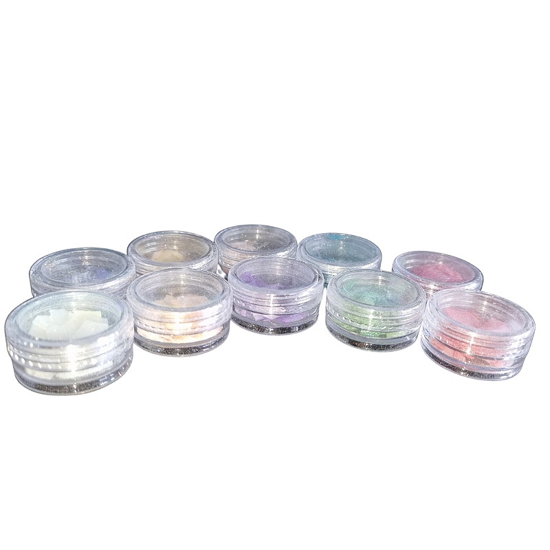 Kit Madre Pérolas Com Glitter Asa de Borboleta 10 Unidades - Imagem 6