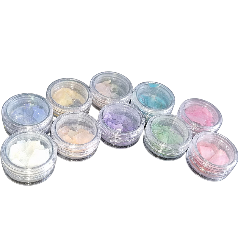 Kit Madre Pérolas Com Glitter Asa de Borboleta 10 Unidades - Imagem 7