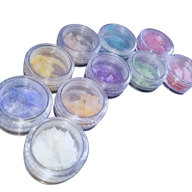 Kit Madre Pérolas Com Glitter Asa de Borboleta 10 Unidades - Imagem 10