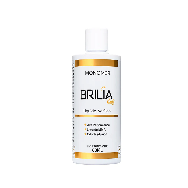 Brilia Nails Monomer Luquido Acrilico 60ml - Imagem 2