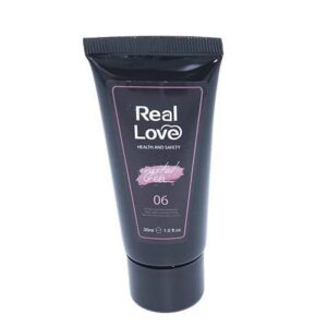 Polygel Real Love Glitter 6 Rosa Escuro- 30ml