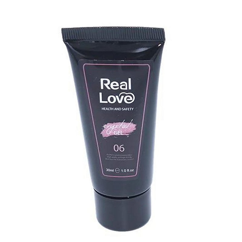 Polygel Real Love Glitter 6 Rosa Escuro- 30ml - Imagem 2