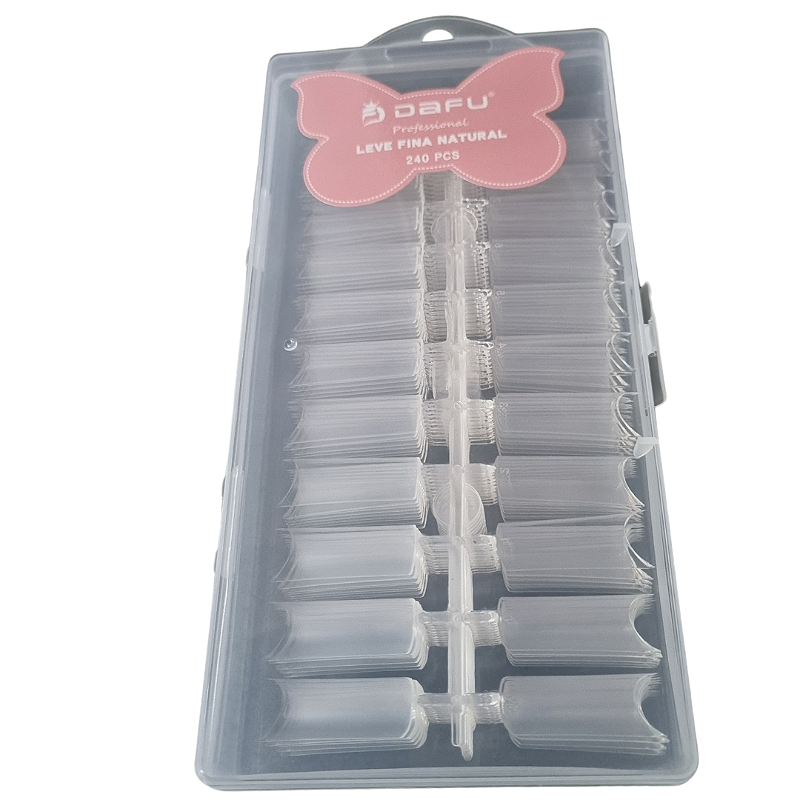 Unhas Postiças Realistas Soft Gel Dafu Curvatura C 240 Peças - Imagem 6