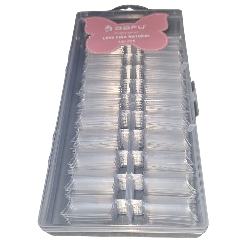 Unhas Postiças Realistas Soft Gel Dafu Curvatura C 240 Peças - Imagem 7