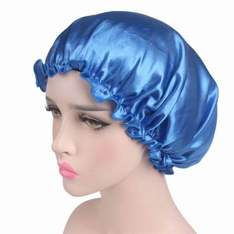 Touca Cetim Anti Frizz Tamanho Único Cores Variadas Dupla Face - Imagem 5